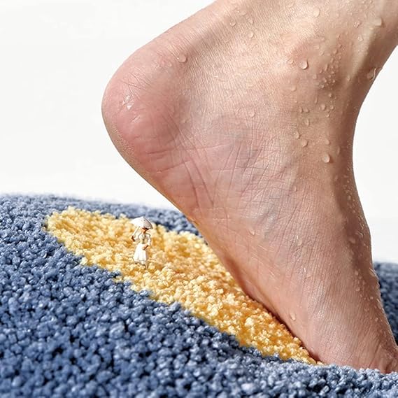 Triplet Super Soft Anti Skid (40x60 cm) Super Absorbent Mats Microfibre 2000 GSM Mat for Bathroom/Bedroom/Kitchen/Door Mat/Floor Mat Pack of 1 (Copy) - Image 6