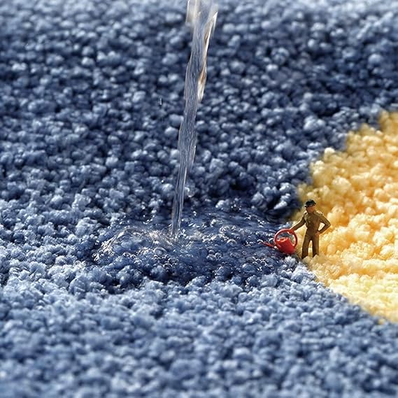 Triplet Super Soft Anti Skid (40x60 cm) Super Absorbent Mats Microfibre 2000 GSM Mat for Bathroom/Bedroom/Kitchen/Door Mat/Floor Mat Pack of 1 (Copy) - Image 4