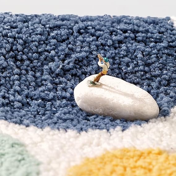 Triplet Super Soft Anti Skid (40x60 cm) Super Absorbent Mats Microfibre 2000 GSM Mat for Bathroom/Bedroom/Kitchen/Door Mat/Floor Mat Pack of 1 (Copy) - Image 2