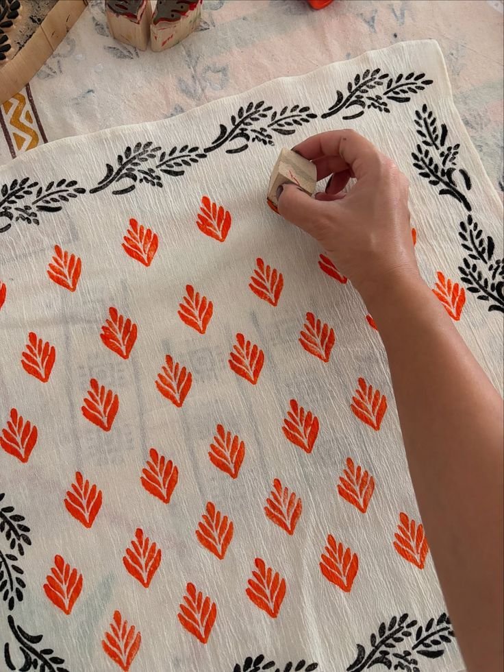 Hand Block Printed