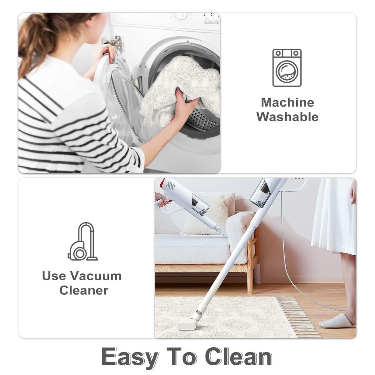 Uphome Boho Bathroom Rug 2′ x 3′, Washable Small Farmhouse Bedroom Rugs with Tassels, Beige Geometric Bath Mats for Home Decor, Cotton Woven Moroccan Tufted Throw Rug for Entryway Front Door Kitchen